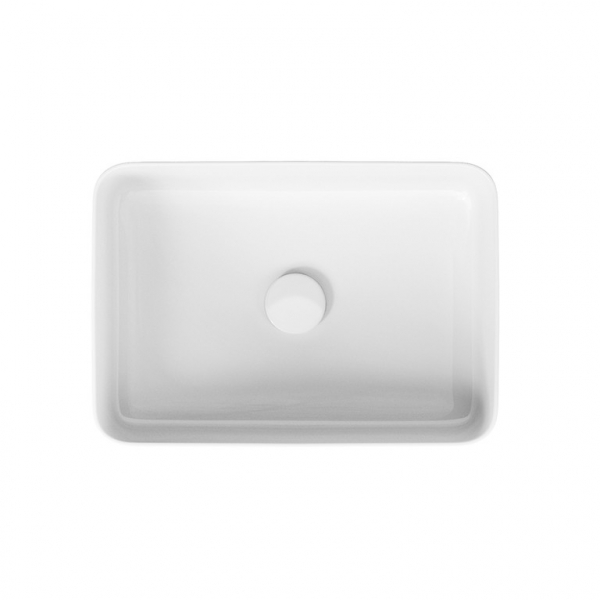 Lavoar dreptunghiular pentru blat, A=34.5 x H=13.5 x L=49.5 cm., Cersanit Crea 50 [2]