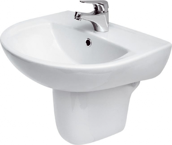 Lavoar suspendat, A=45 x H=19 x L=54.5 cm., Cersanit President 55 [2]