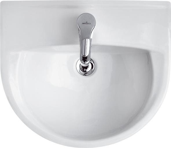 Lavoar suspendat, A=45 x H=19 x L=54.5 cm., Cersanit President 55 [3]