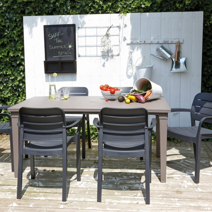 Masa de gradina, cappuccino, Keter Futura [3]