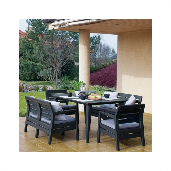 Masa de gradina, grafit, Keter Lima [7]