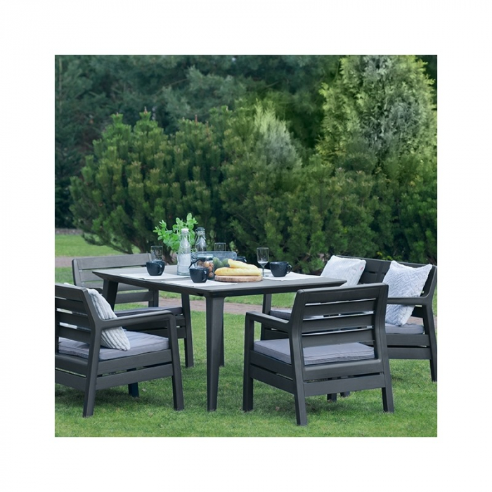 Masa de gradina, grafit, Keter Lima [6]