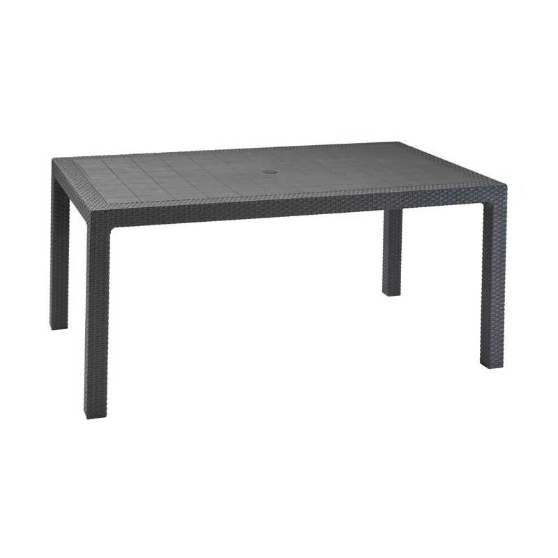 Masa de gradina material plastic Keter pentru a servi masa grafit Melody 4-6 persoane fara scaune 160.5 x 94.5 x 74.5 cm [3]