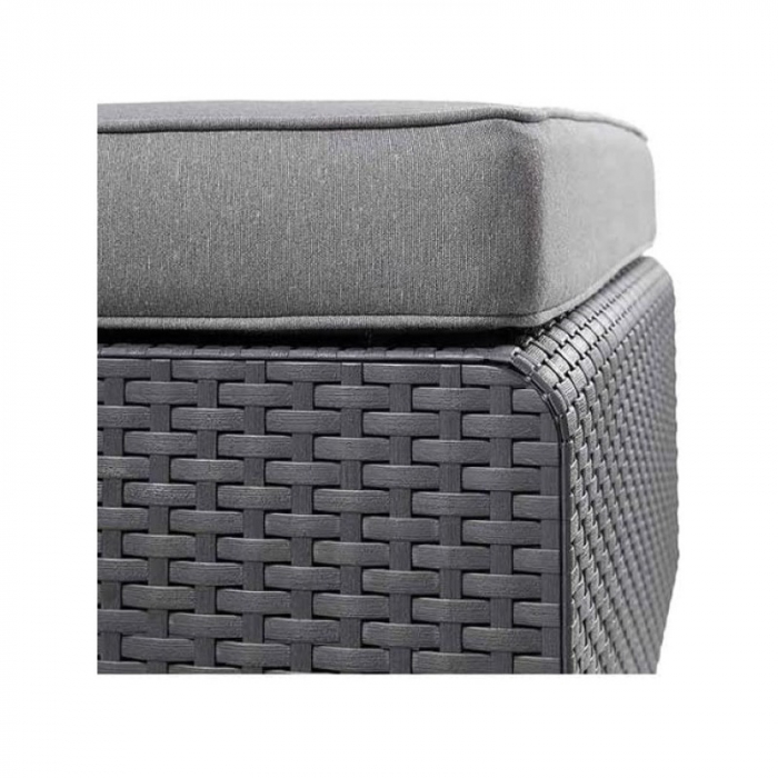 Masa graphite imitatie ratan cu pernuta Keter Salta [4]