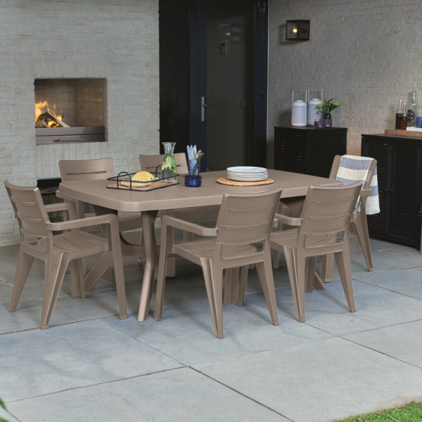 Masa pentru gradina, cappucino, Keter Baltimore [3]