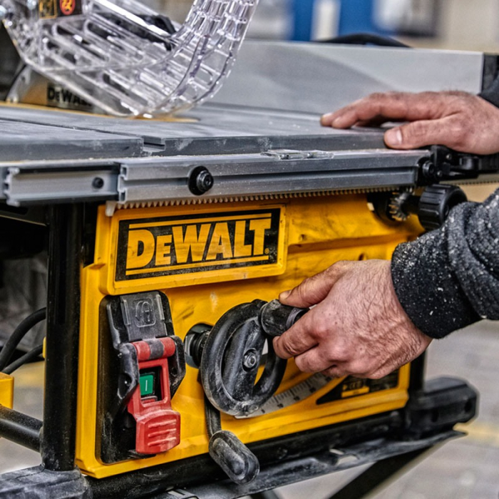 Debitor DeWalt DWE7492-QS cu masa de lucru 250mm [5]