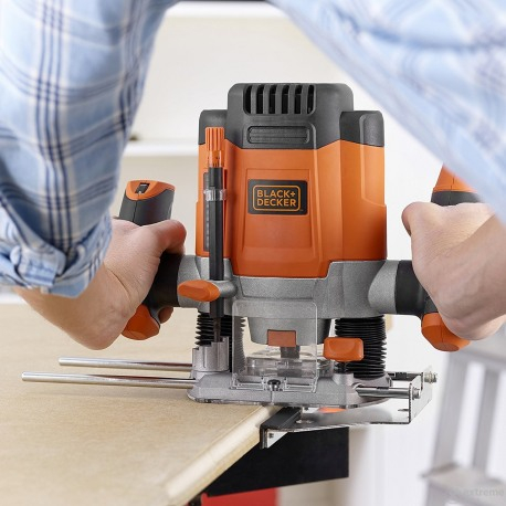 Masina de frezat Black+Decker 1200W 12mm - KW1200EKA [3]