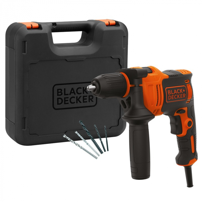 Masina De Gaurit Black+Decker BEH710K Percutie Mecanica 710W [3]