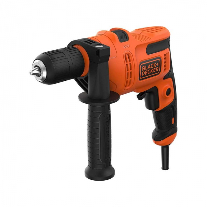 Masina de Gaurit Black+Decker BEH200K cu percutie 500W [3]