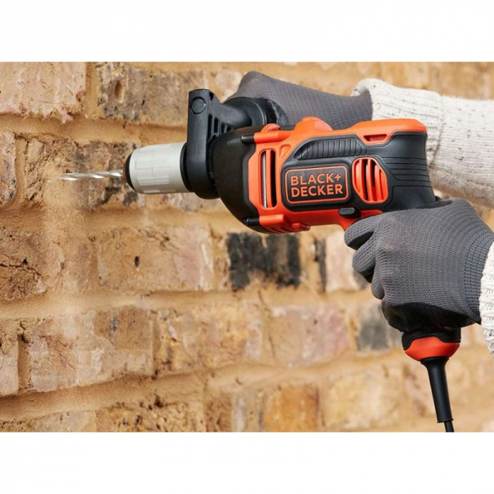 Masina de Gaurit Black+Decker BEH850K cu percutie 850W + Kitbox [5]