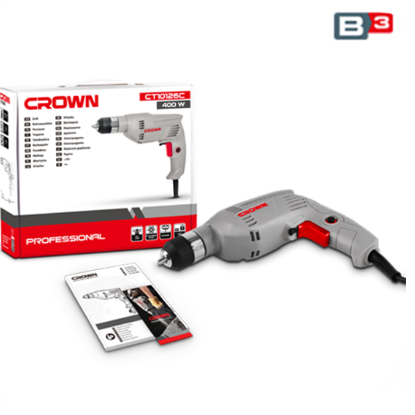 Masina de gaurit Crown CT10126C profesionala 400W [2]