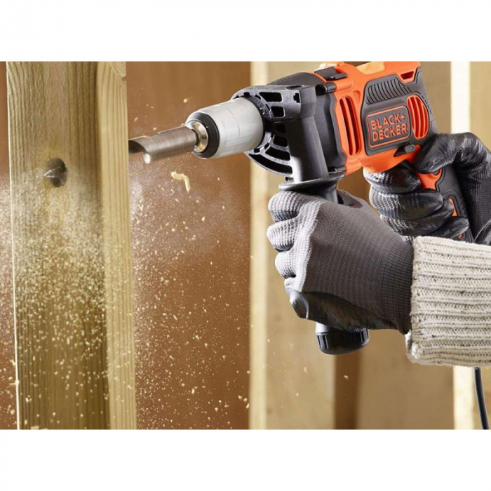 Masina de Gaurit Black+Decker BEH850K cu percutie 850W + Kitbox [6]