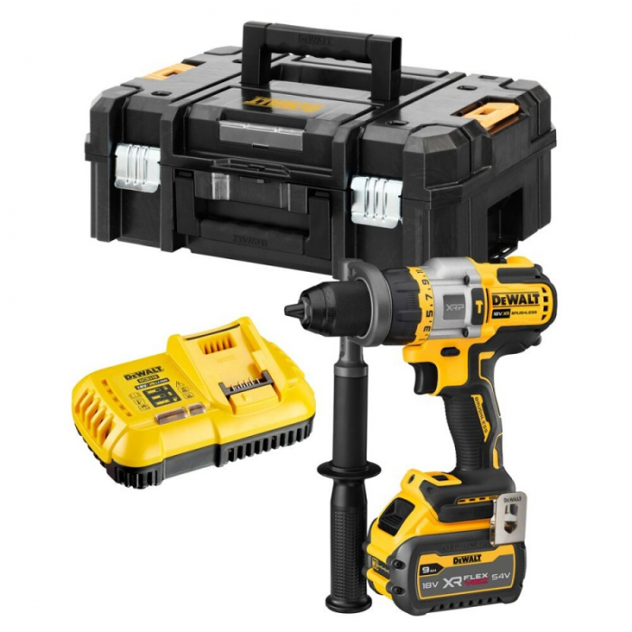 Masina De Gaurit Si Insurubat Cu Percutie Dewalt DCD999X1, 18V, Li-Ion, 9.0 Ah [10]