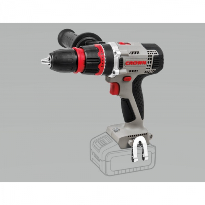 Masina De Gaurit Si Insurubat Crown CT21076HQX-4 Cu Acumulator 20 V 4 Ah [2]