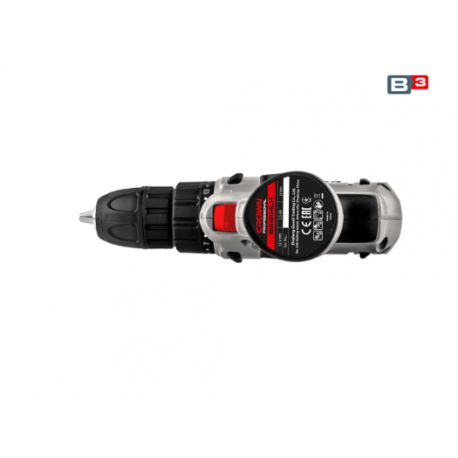 Masina de gaurit si insurubat Crown CT21053LH profesionala cu 2 acumulatori 12V 1.5Ah [5]