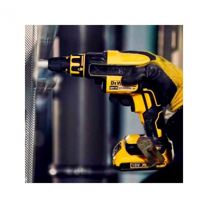 Masina de insurubat pentru gips-carton DeWalt DCF620D2K, Motor fara perii, Acumulatori Li-Ion XR 2.0Ah de 18V [2]