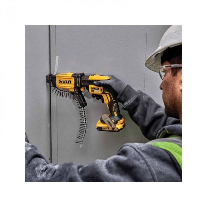 Masina de insurubat pentru gips-carton DeWalt DCF620D2K, Motor fara perii, Acumulatori Li-Ion XR 2.0Ah de 18V [3]