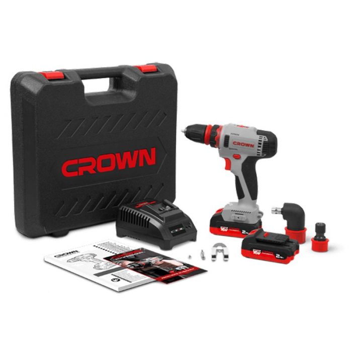 Masina de insurubat Crown CT21082HQ-2 cu acumulator 16V [2]