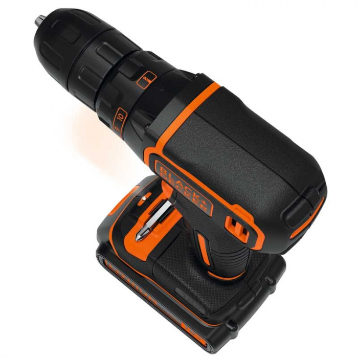 ﻿Masina De Gaurit Si Insurubat Black+Decker BDCDC18BAFC 18V 1.5 Ah + Valiza Transport [3]