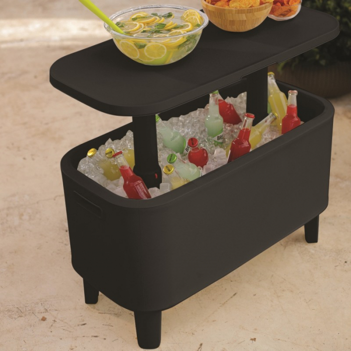 Mini bar pentru gradina, grafit, Keter Breeze Cool Bar [2]