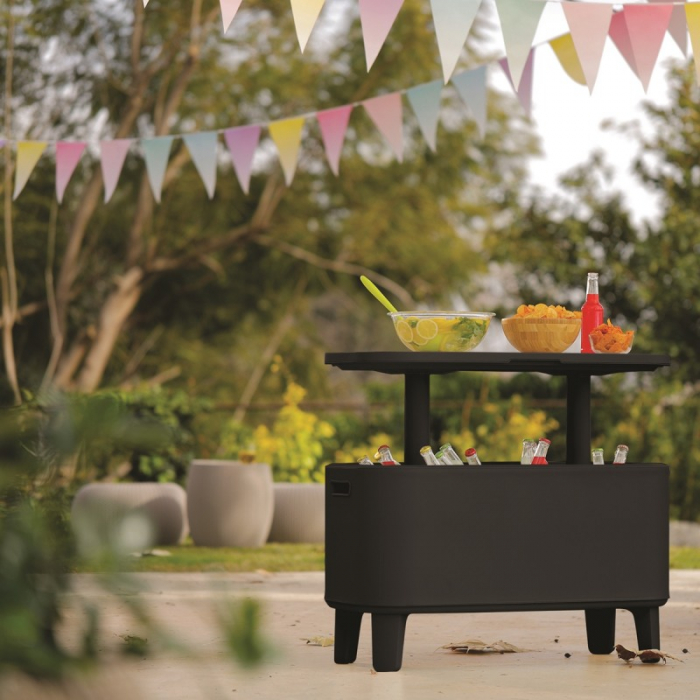Mini bar pentru gradina, grafit, Keter Breeze Cool Bar [4]