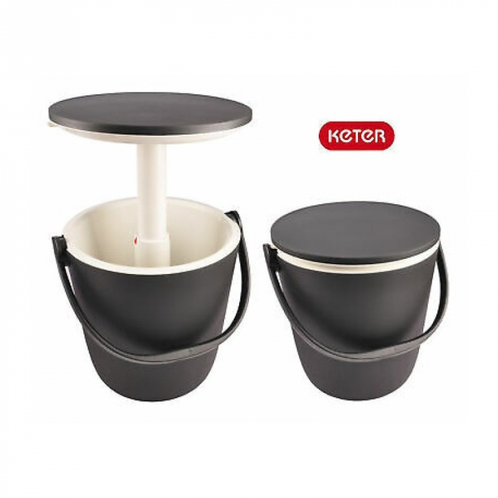 Mini bar pentru gradina, grafit, Keter Cool Bar [3]