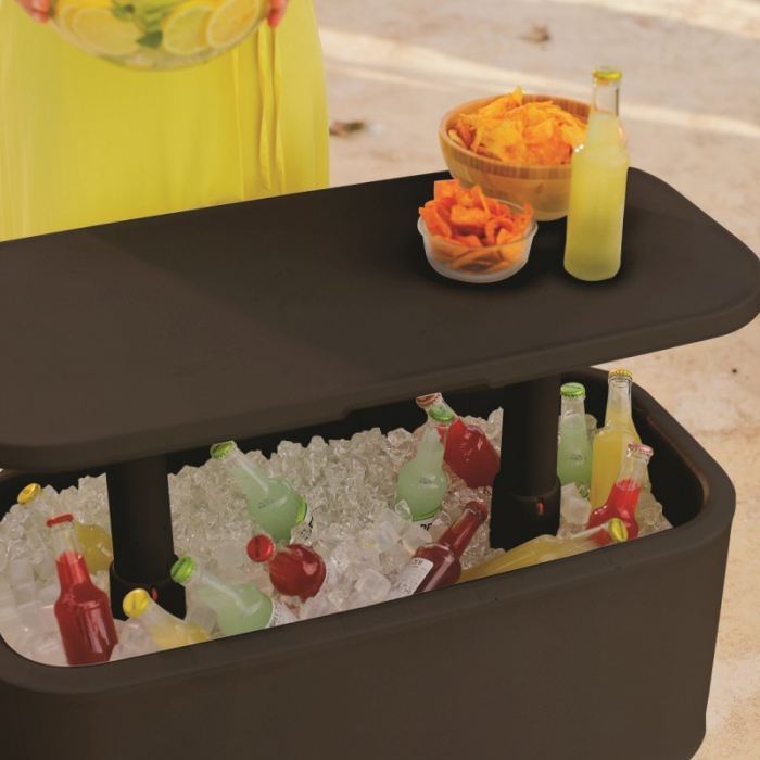 Mini bar pentru gradina, maro, Keter Breeze Cool Bar [6]