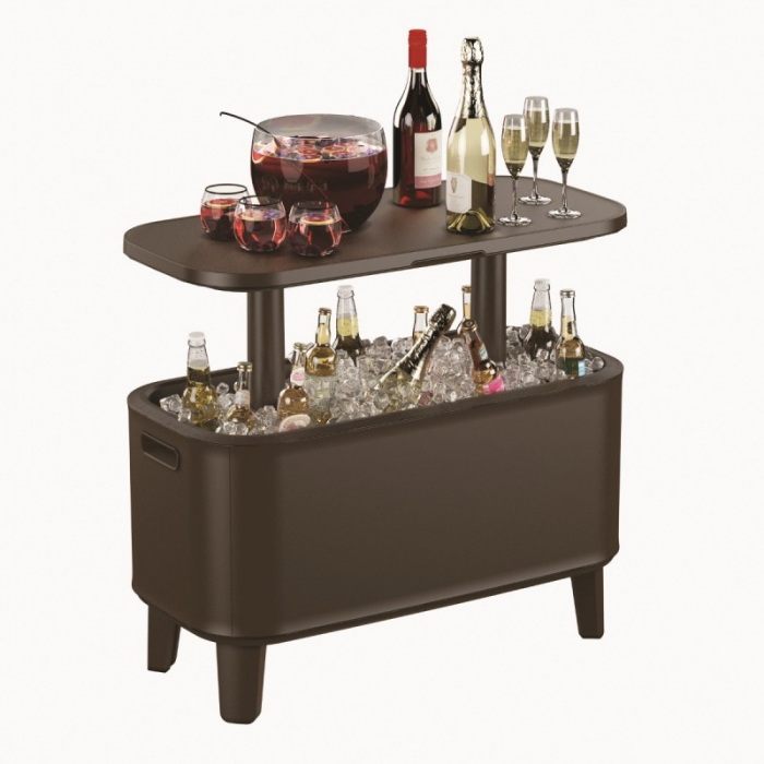 Mini bar pentru gradina, maro, Keter Breeze Cool Bar [8]