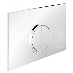 Modul de montaj cu Bazin WC SCHELL Montus C 120 cu clapetă de acţionare Circum alba [3]