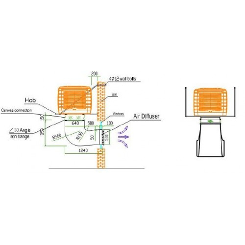EVAPO Sistem evaporativ EVAPO EV18KD 18000 m3/h [10]