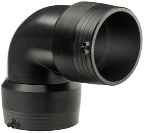 Cot 90° electrofuziune PE, DN 50 mm, 10 bar - gaz, 16 bar - apa, SDR 11 GF [3]