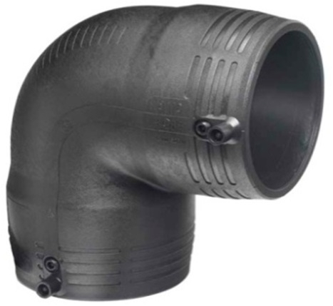 Cot 90° electrofuziune PE, DN 32 mm, 10 bar - gaz, 16 bar - apa, SDR 11 GF [2]