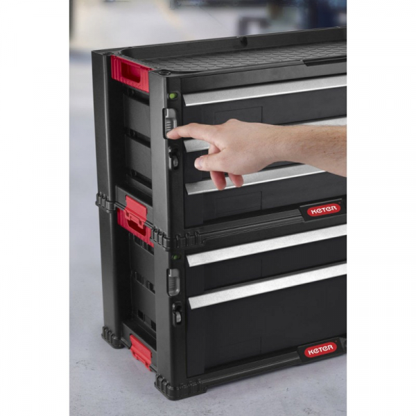 Organizator pentru scule, 3 sertare, 56 x 29 x 26 cm., Keter 237791 [4]