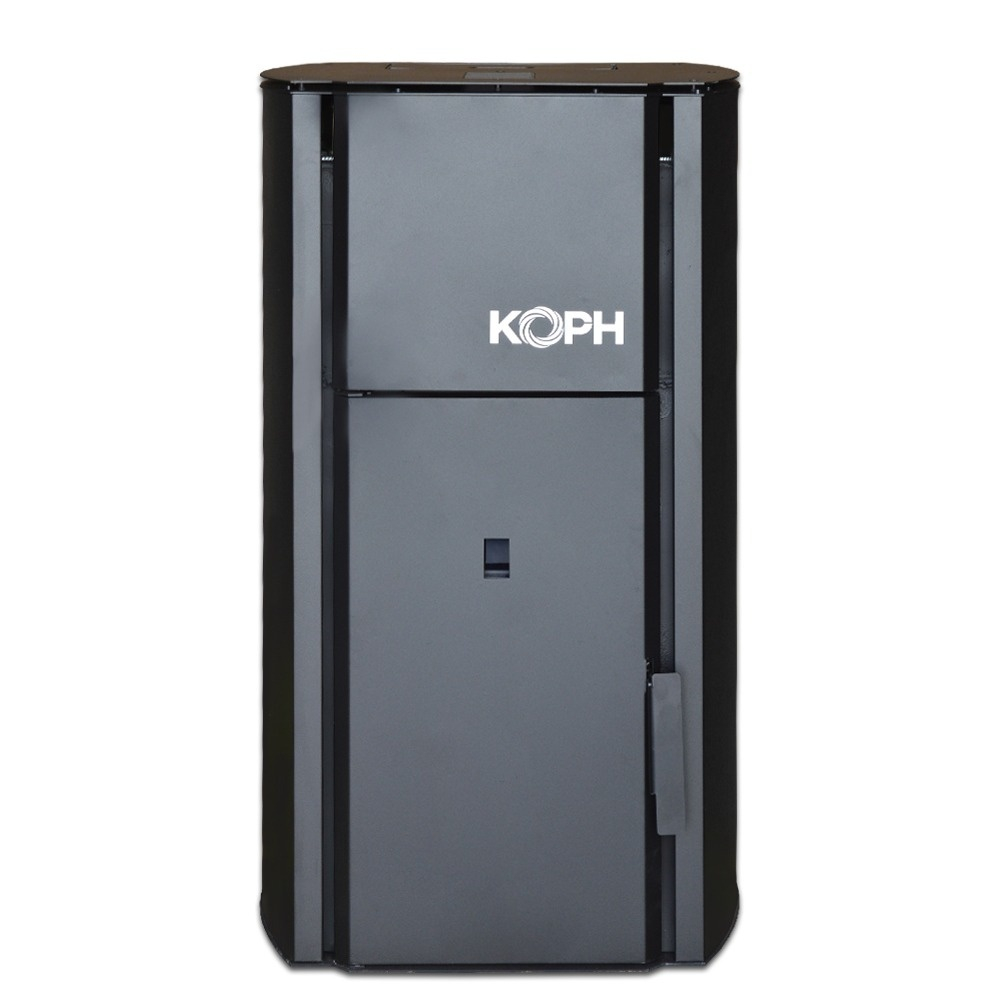 Pachet centrala cu peleti KOPH PM 30 kW, 200 mp, buncar peleti 30 kg, diametru cos fum ⌀80 mm, manta apa 30 litri, pompa recirculare si vas expansiune incorporate, Sursa KOPH 700 W + Stecher Schuko cu [4]