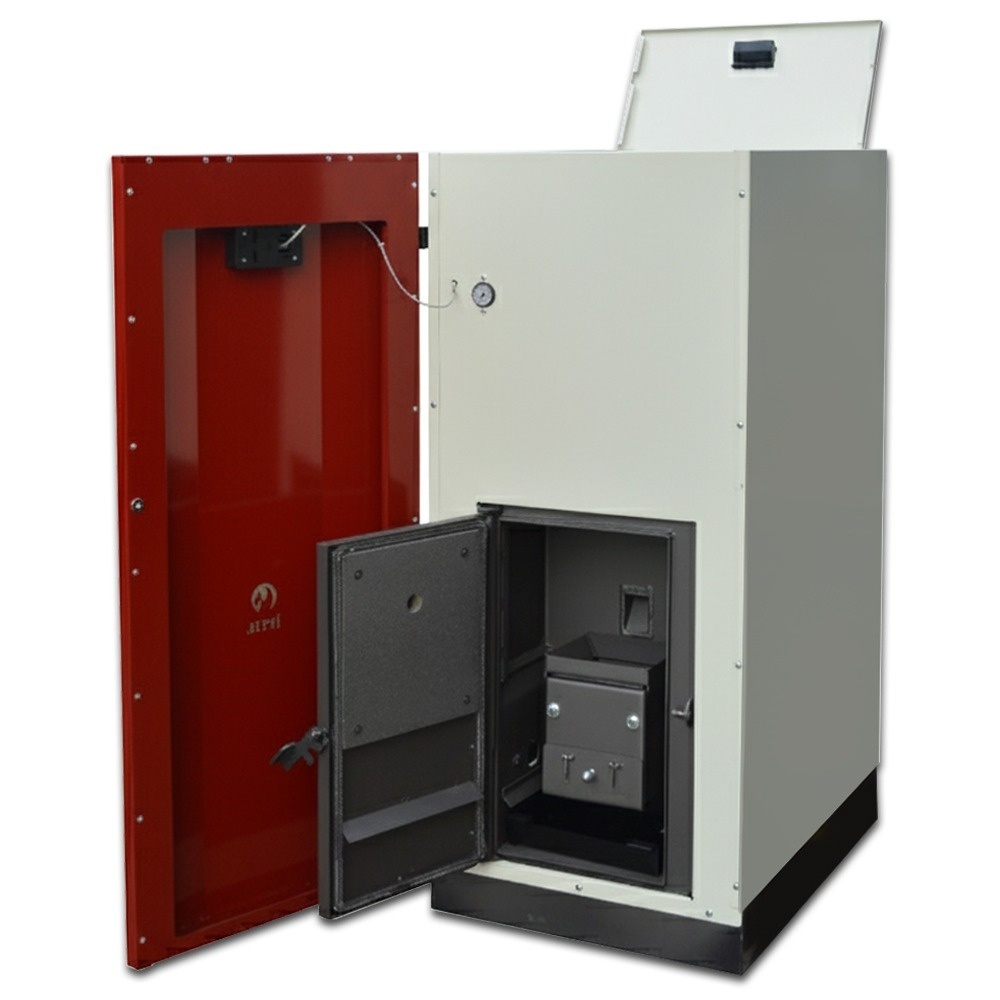 Pachet centrala termica cu peleti KOPH GT 30 kW, pompa de circulatie, vas de expansiune, supapa de siguranta, display electronic [2]