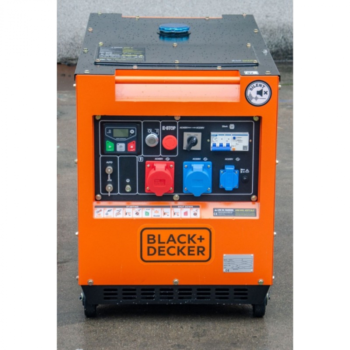 Generator Curent Electric Diesel Black+Decker BXGND7900E, 7.9 KVA, ATS [3]