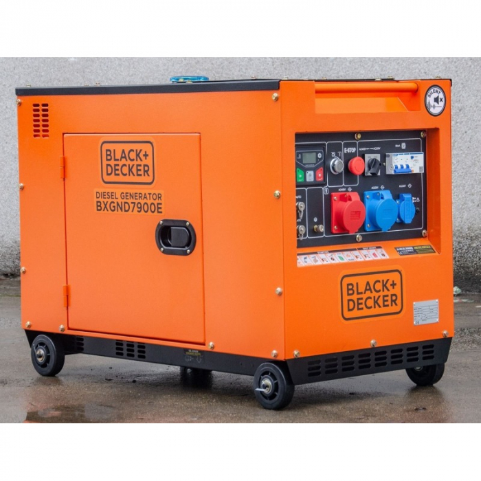 Generator Curent Electric Diesel Black+Decker BXGND7900E, 7.9 KVA, ATS [2]