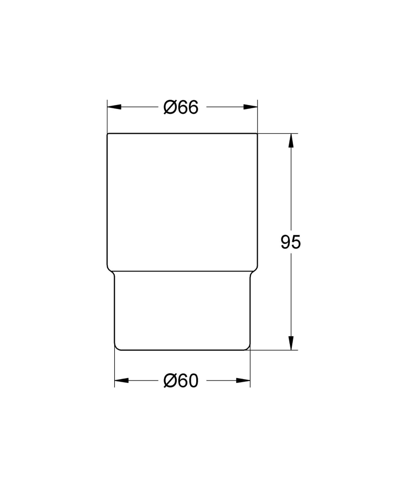 Pahar Grohe Start sticla, sticla, compatibil cu suporturile 41194 si 41097 [5]