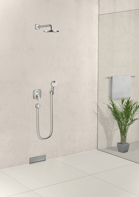 Brat de dus Hansgrohe E 389mm montare pe perete [2]