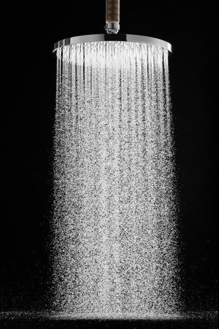 Palarie de dus Hansgrohe Raindance S 240 cu 1jet PowderRain si brat de perete 39cm [2]