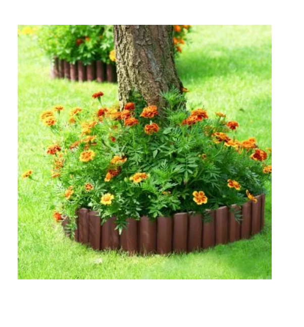 Palisada din polipropilena maro H255, 10buc pachet, Ltot 2.7m, 270x255 - Vodaland gama Terra [3]