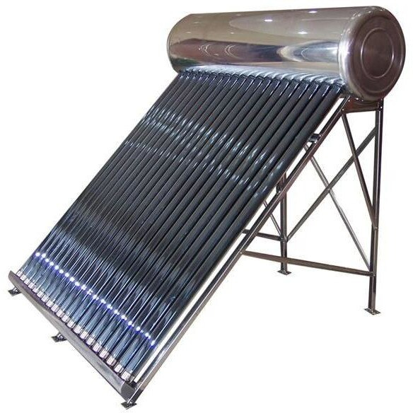 Panou solar nepresurizat, 20 tuburi vidate, rezervor de 165 L, vas flotor 5 L, Fornello [4]