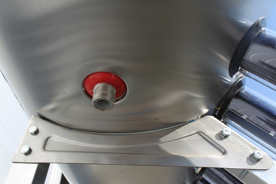 Panou solar presurizat Panosol model PS 190 15 tuburi vidate, boiler inox 190 litri, suport pentru terasa [2]