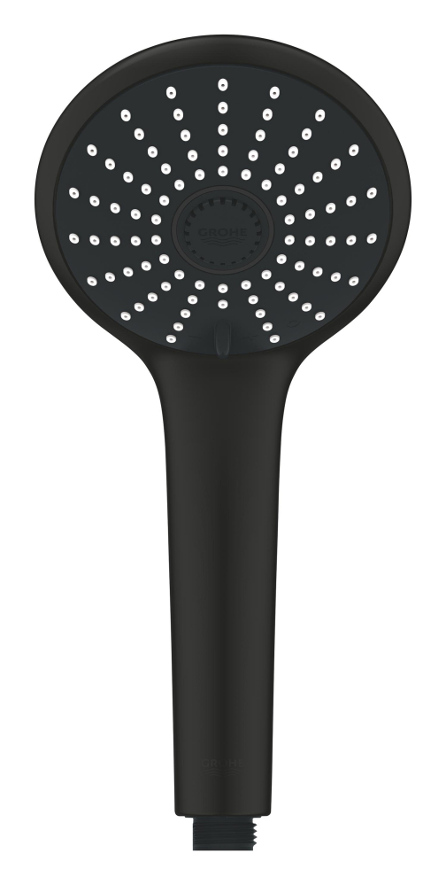 Para de dus Grohe Euphoria 110 massage 9, 5 l, rotunda, 3 functii, anti-calcar, universala, negru mat [6]