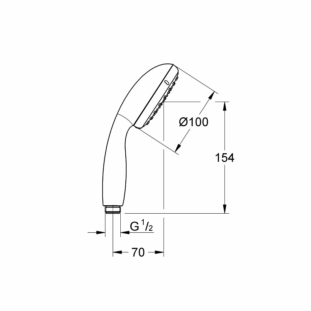 Para de dus Grohe New Tempesta 100 [2]