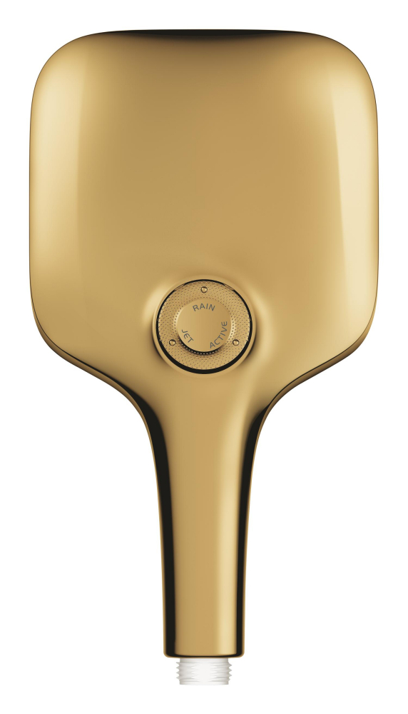 Para de dus Grohe Rainshower SmartActive Cube 130, 1/2"'', universala, 3 pulverizari, anti-calcar, auriu lucios [6]