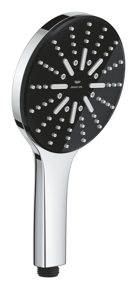 Para de dus Grohe SmartActive 130 3 jeturi, sistem anti-calcar, crom [3]