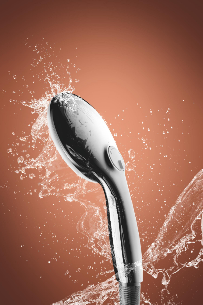 Para de dus Grohe Tempesta 110 sistem anti-calcar, universala, crom [14]