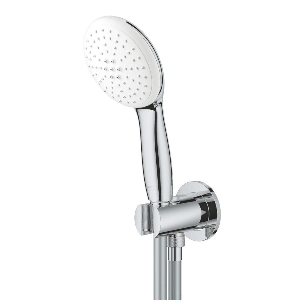 Para de dus Grohe Tempesta universala, 2 functii, 110 mm, cot iesire/furtun, crom [3]