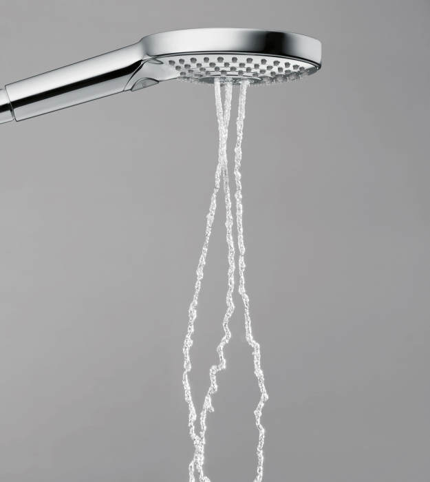 Para de dus Hansgrohe Raindance Select E120 cu 3 jeturi white-chrome [6]